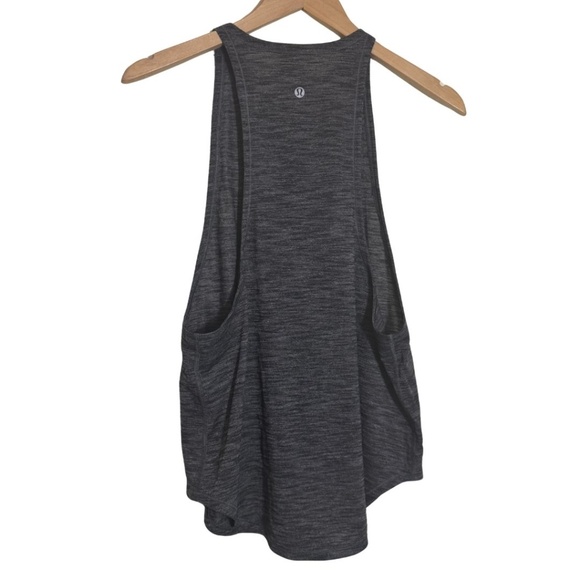 Lululemon Open-Back Muscle Tank - Space Dye Grey - Lightweight & Breathable Sz:S - Picture 6 of 7